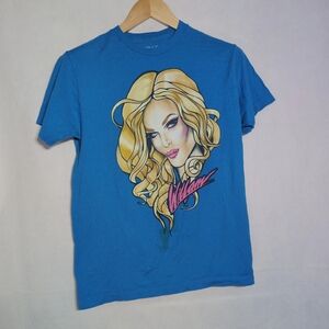 Drag Queen Willam Vibrant Blue Graphic Tee M